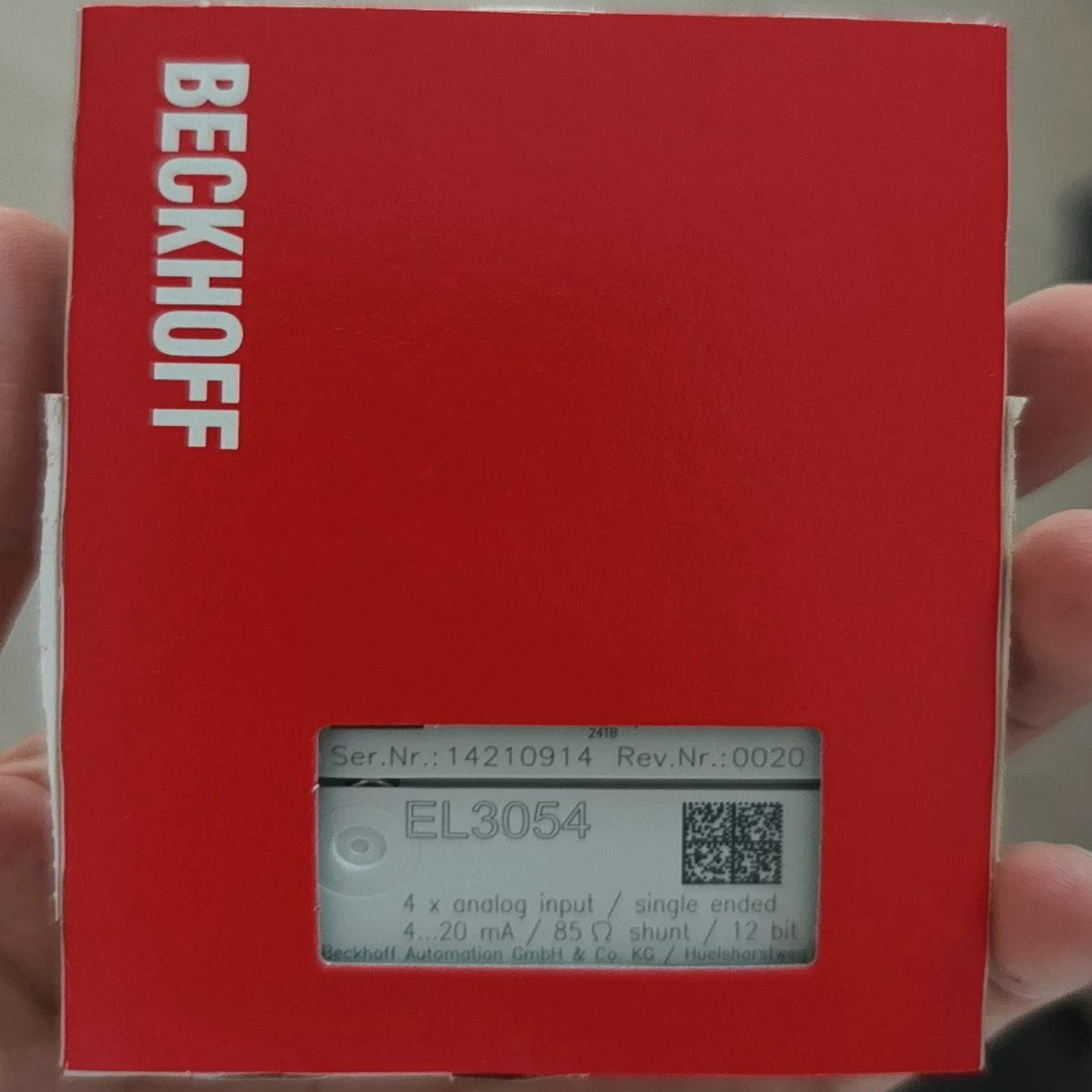 (询价)倍福EL3054 EL3214未拆封 的联系联系