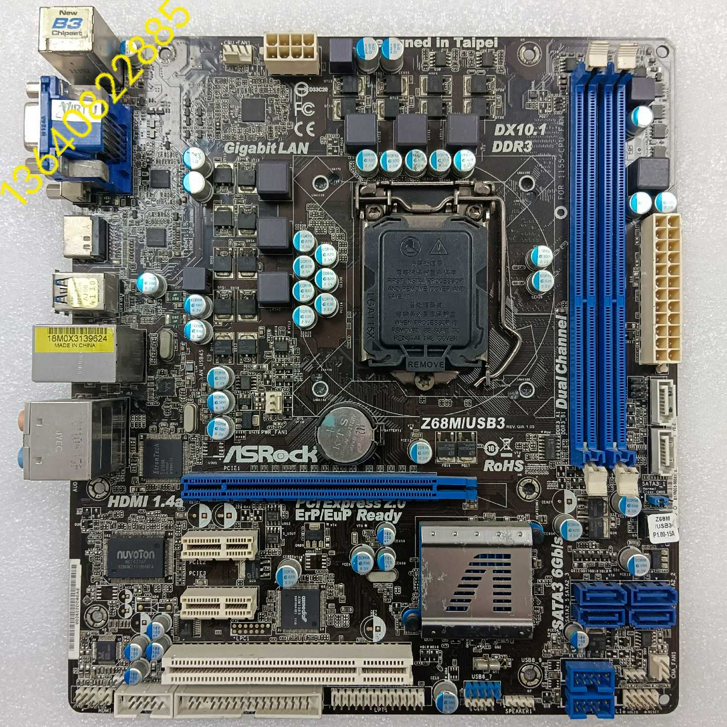 华擎Z68M/USB31155针Z68游戏主板支持超-议价