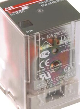 议价原装ABB插拔式中间继电器     CR-U024DC2L   24VDC