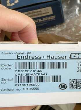 全新德国EH恩德斯豪斯电极，型号CPS12E-1014/0--议价商品