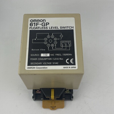 OMRON 61FGP FLOATLESS LEVEL SWITCH 110 VAC USED