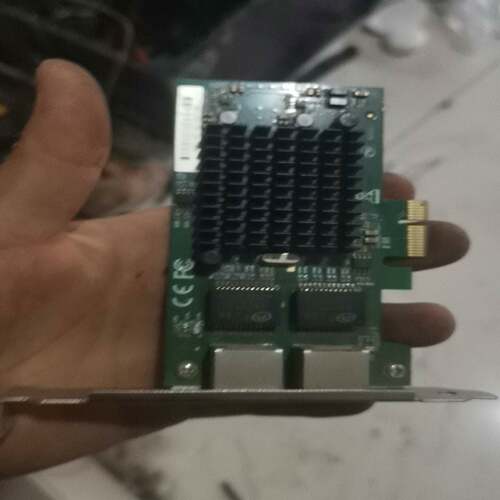 千兆网卡2囗pci-e1x伺服器网卡 intel英特8257~询价