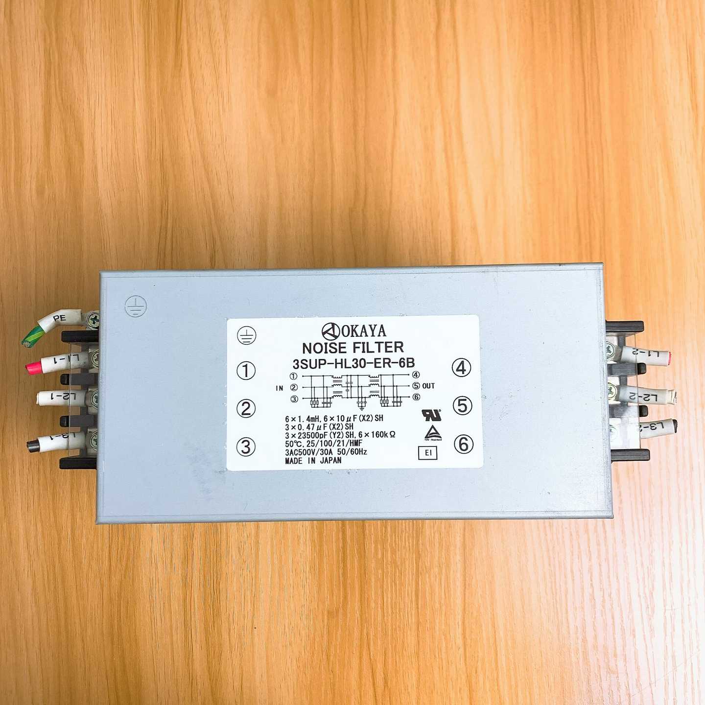 OKAYA冈谷滤波器电源过滤器3SUP-HL30-ER-6B-议价