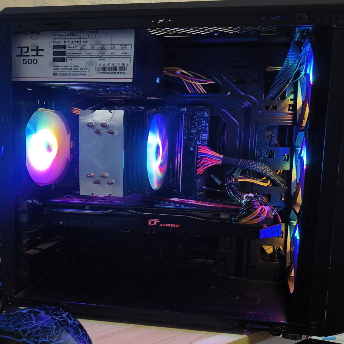 12400FCPU主机跑分120多万i512代电脑--议价商品