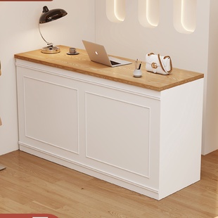 服装店收银台收银柜吧台网红柜子美容院酒店公司大厅前台接待台