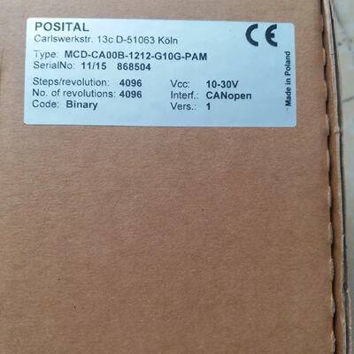 议价全新POSITAL编码器MCD-CA00B-1212-G1 0G-PAM