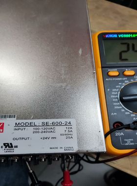 议价明纬电源SE-600-24，成色好功能正常，120元