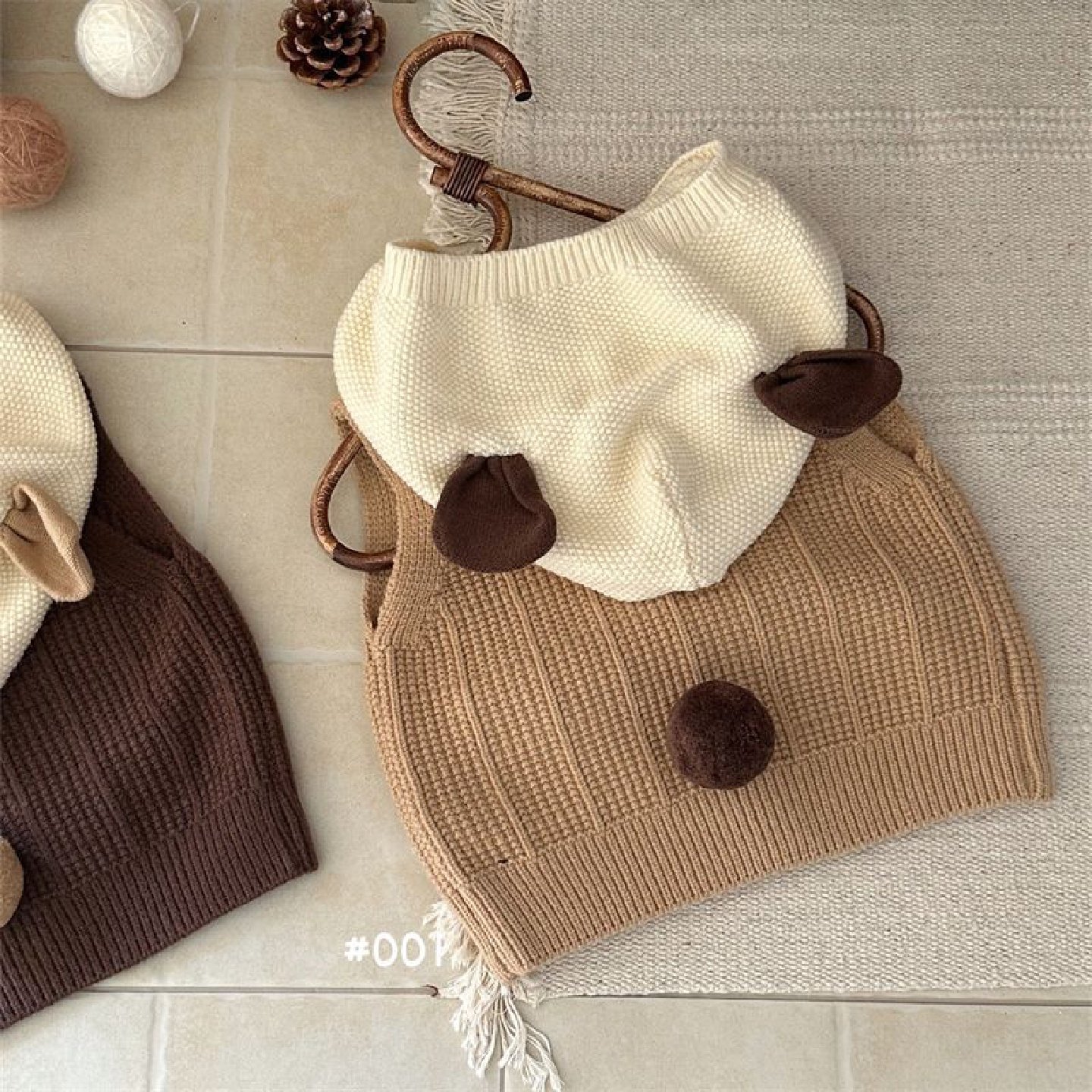 秋季2025新款儿童毛衣开衫马甲宝宝男童连帽衫婴儿针织背心上衣