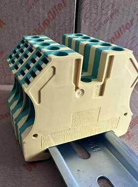 WPE6魏德米勒WDU系列6平方接地端子黄绿色6平方1010200000