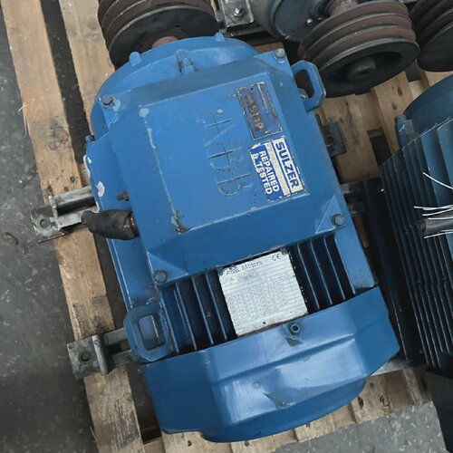 ABB 15 KW MOTOR M2AA160L4 AC MOTOR 1455RPM USED  WORKING FOO