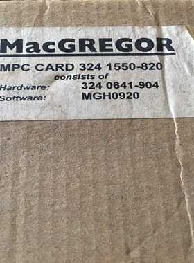 【星慕电子】Macgregor MPC CARD  3241550-82
