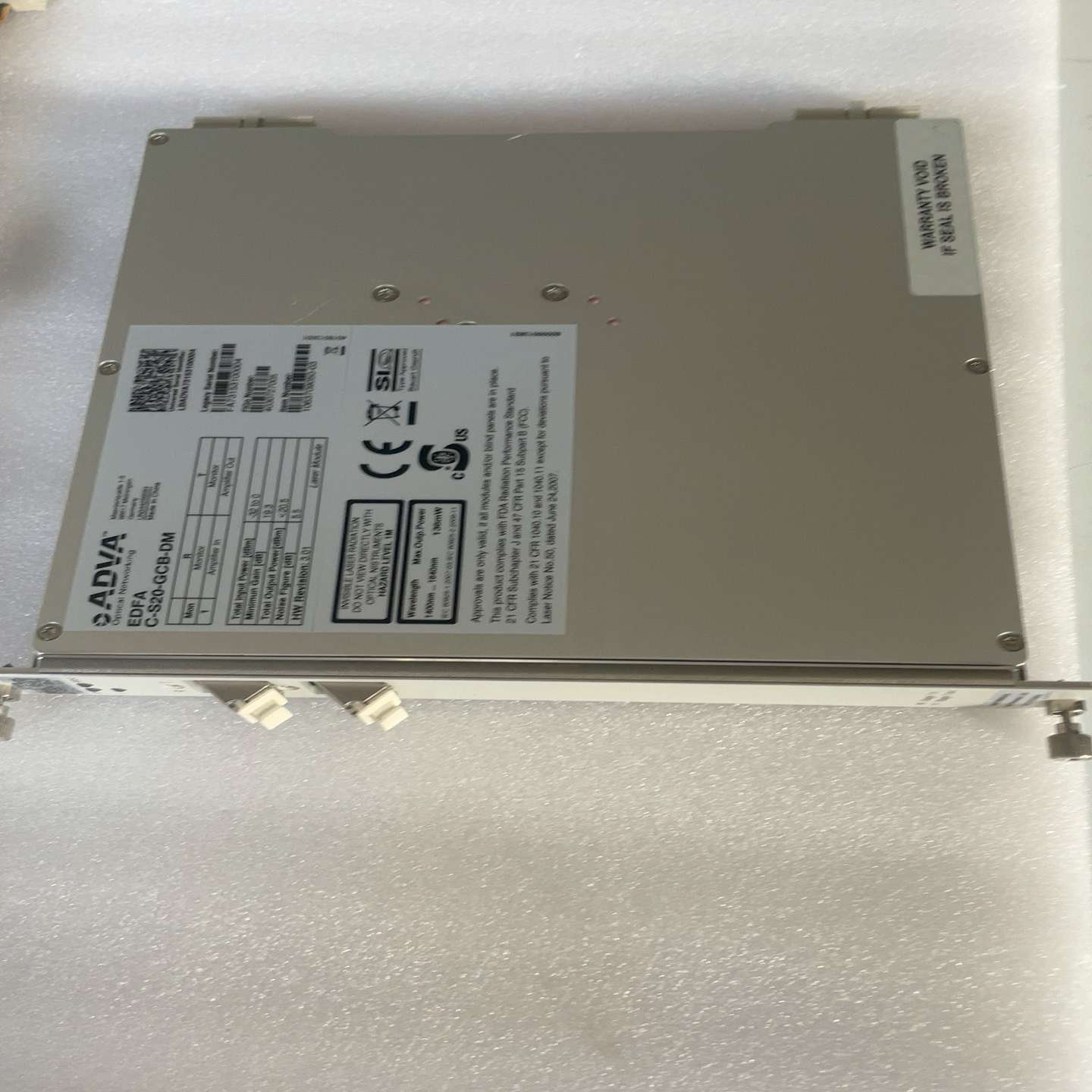 ADVA EDFA C-S20-GCB-DM 1063709~询价