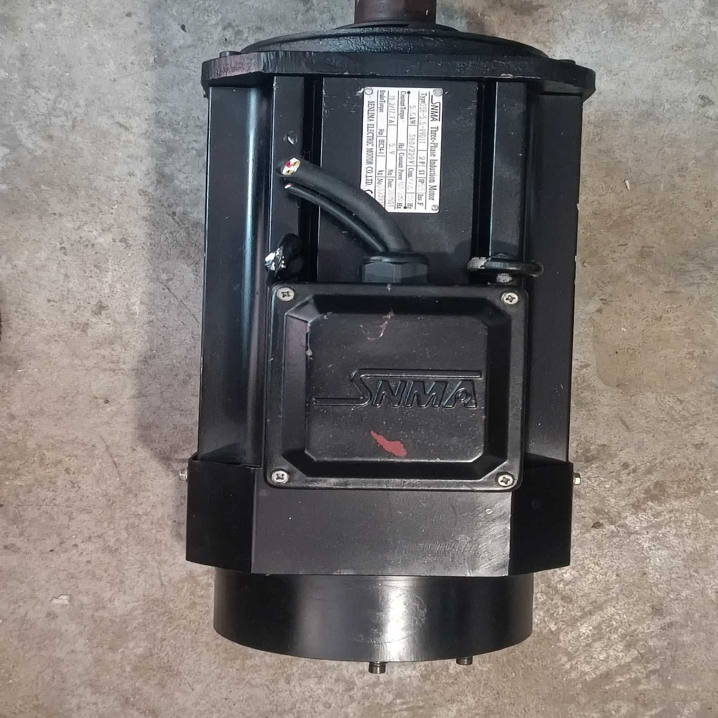森力马5.5KW变频电机GSB-5.5-09D11成色如图，议价