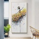 入户装 芭蕾舞壁画餐厅手绘油画 饰画现代简约客厅走廊挂画过道竖版