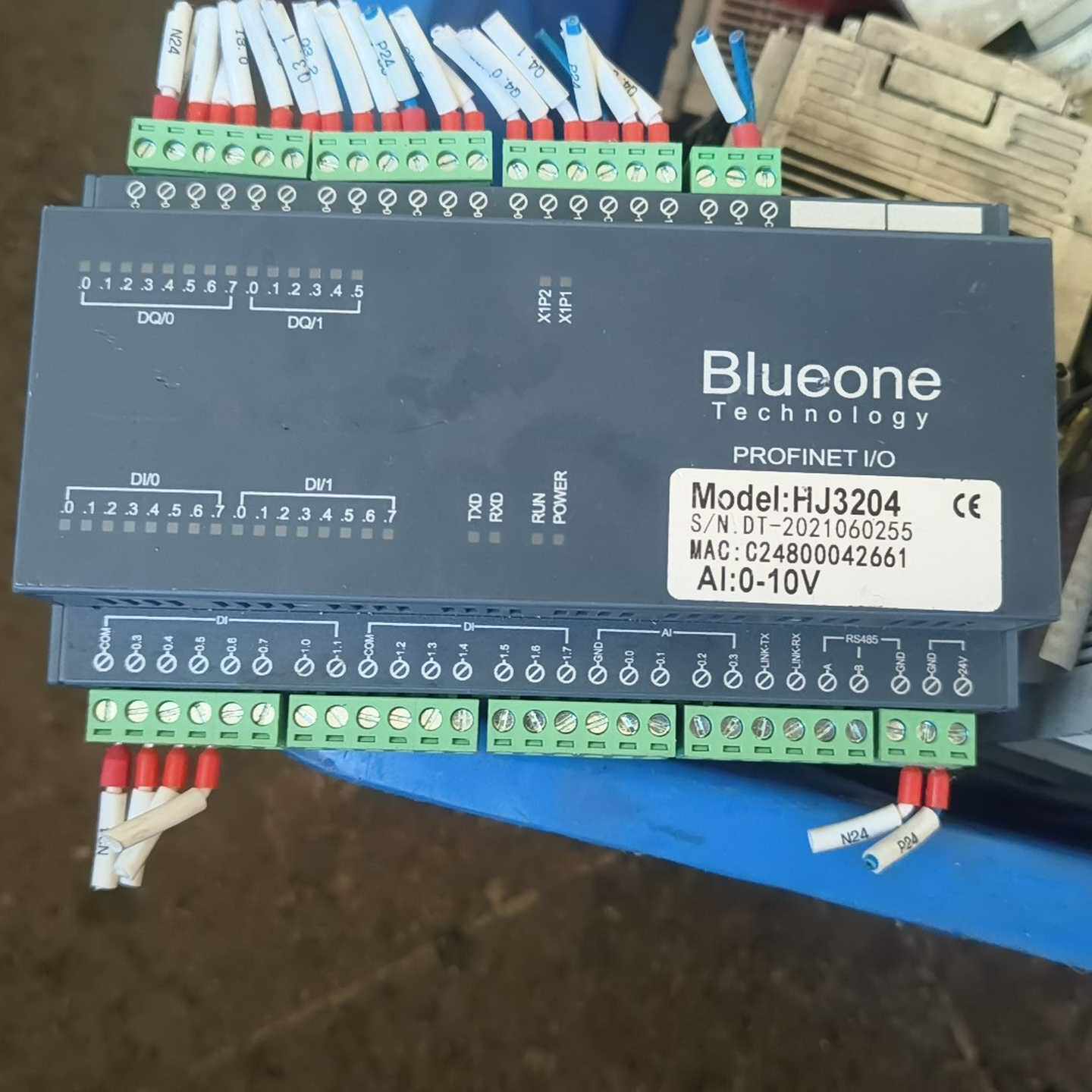 BlueonePROFINET远程IO模块HJ3204，二