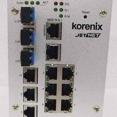 Korenix JetNet 5010G Industrial 73G Gigabit Managed Ethernet