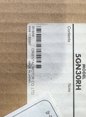 OrientalMotor5GN30RH减速机议价