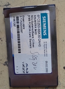 840D卡，6FC5250-6BX30-2AH0，实物【议价】