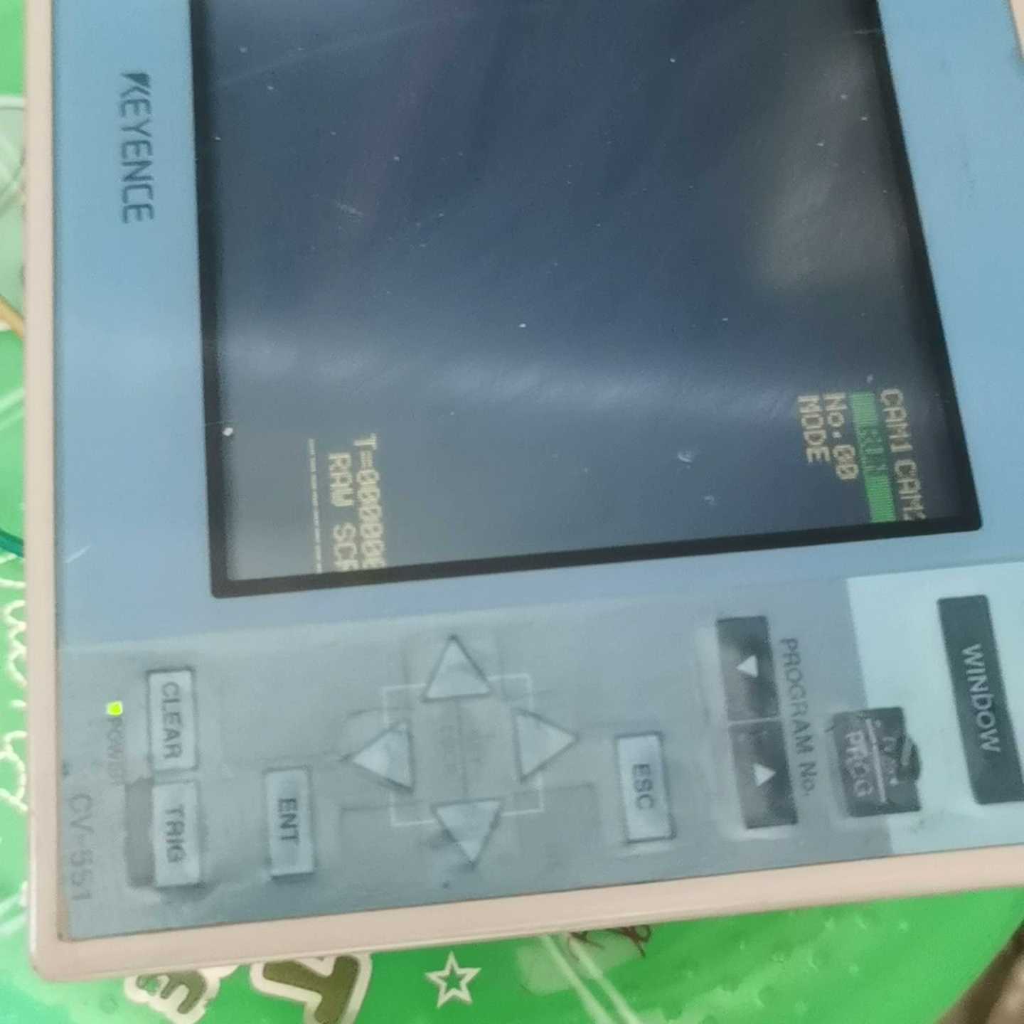 基恩士CV-551影像视觉显示器，成色如图，质量议~询价