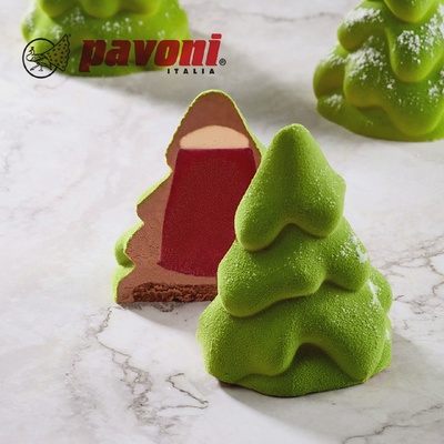 意大利Pavoni新品圣诞树Snowtree硅胶蛋糕慕斯模具PX4396KE092
