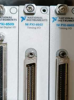 出NIPXI-6509和PXI-6602模块，工业数字I/
