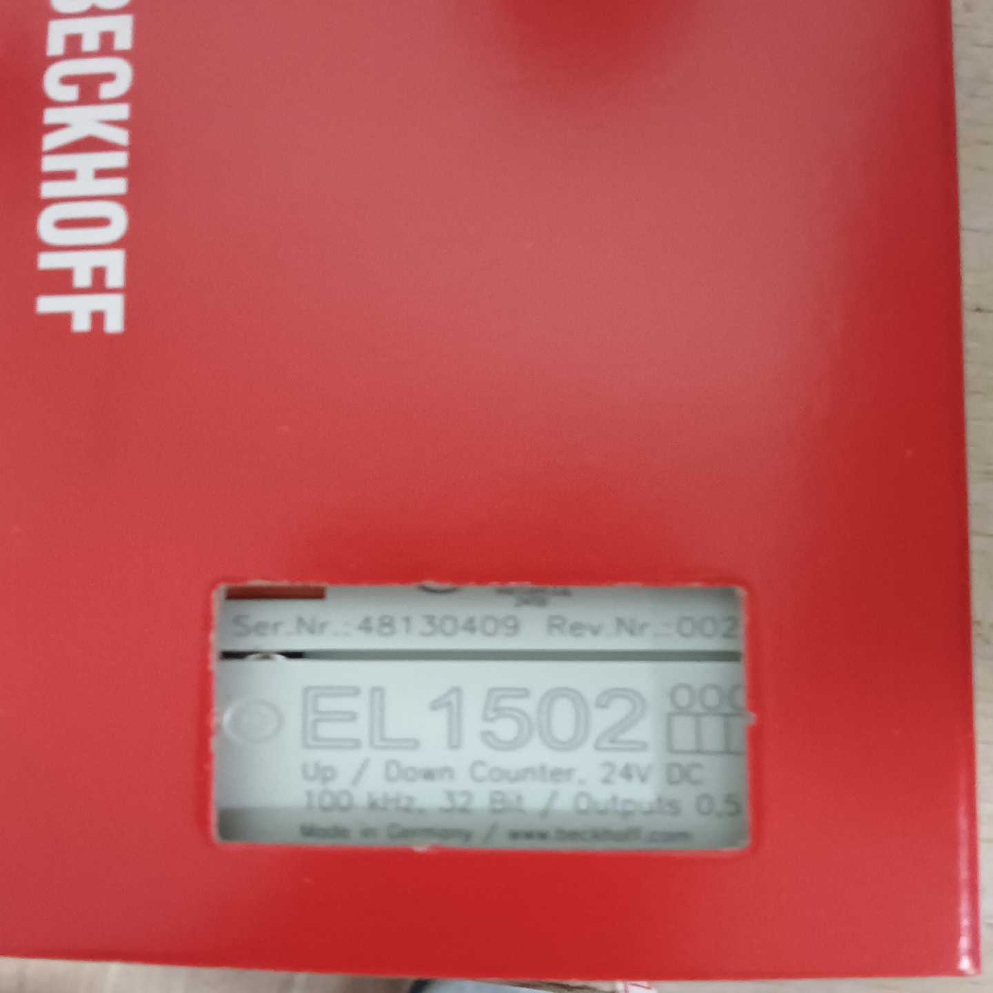 倍福模块原装正品EL1502链接实物拍摄需要的联系