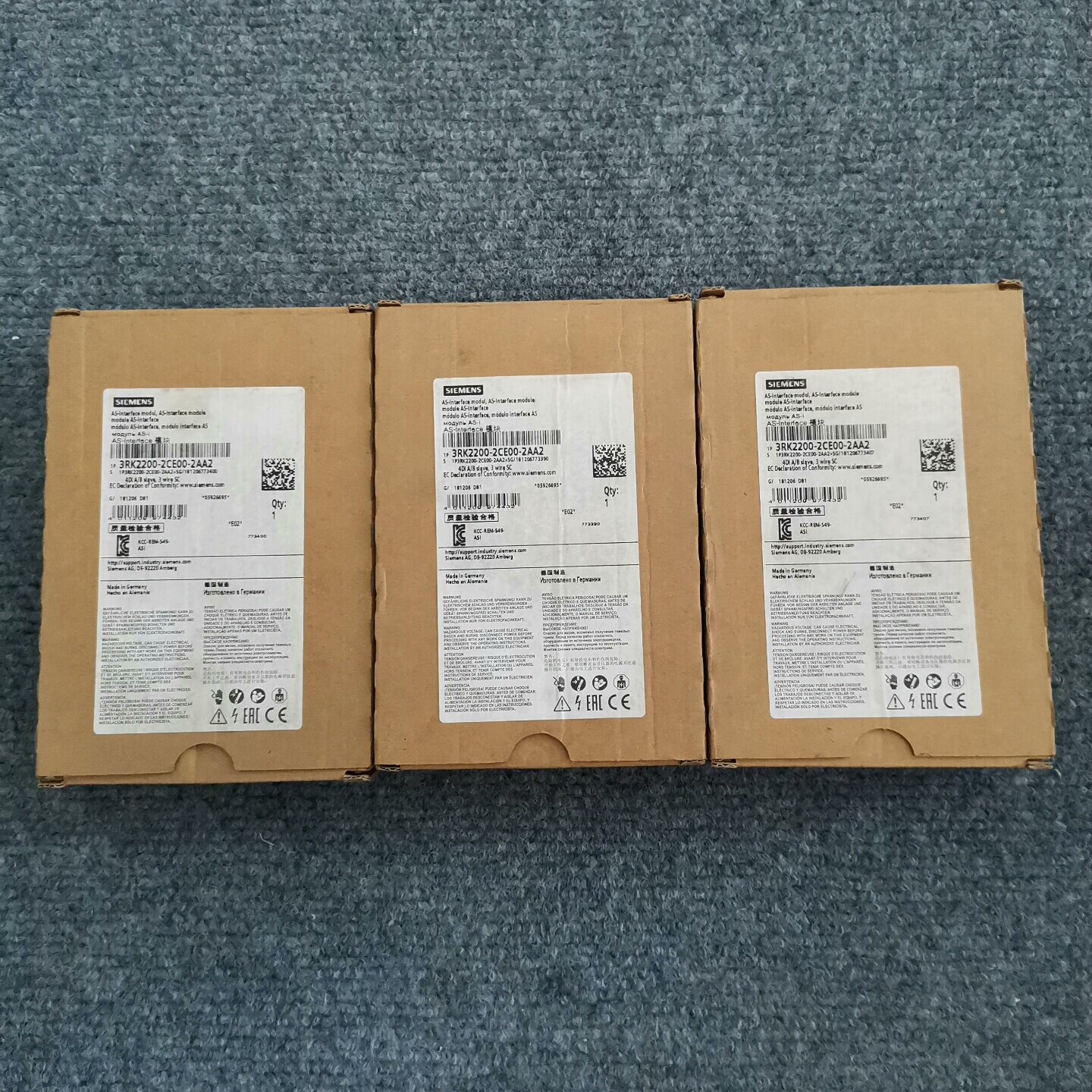 3RK22002CE002AA2西门子模块全新未使用过-议价