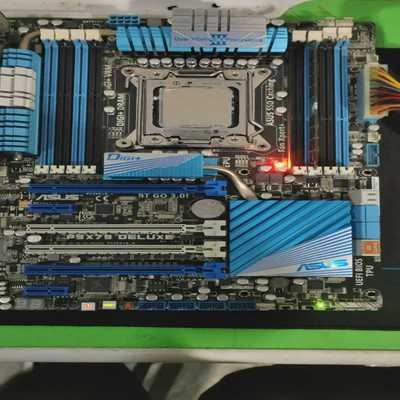 华硕P9X79DELUXE主板，CPUi7-3930K成色--议价商品