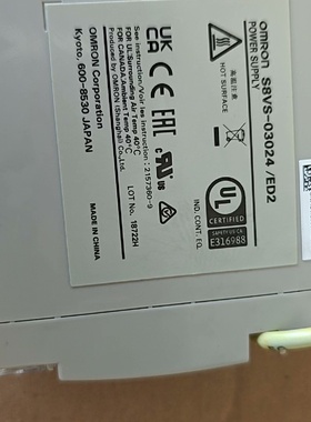 （请询价）正品S8VS03024开关电源输入电压100V2