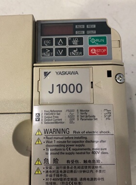 安川J1000变频器YASKAWA型号CIMRJB4A00议价