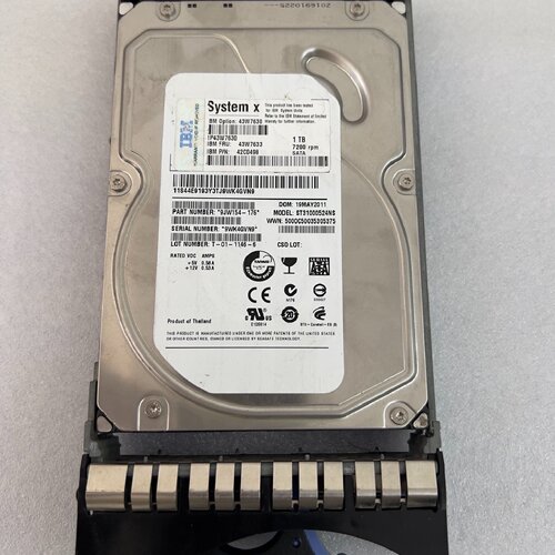 询价-IBM 43W7626 43W7629 1TB 7.2K S