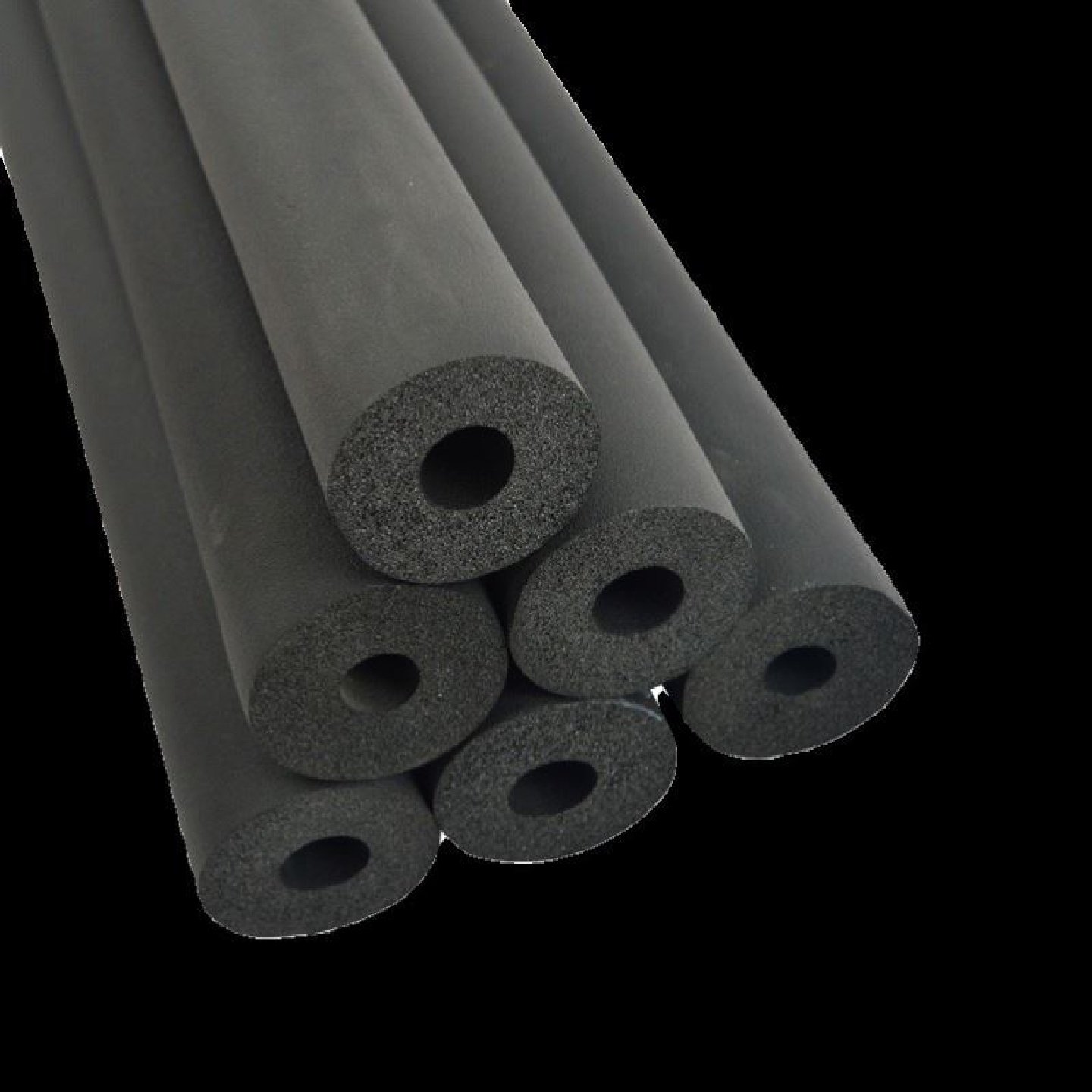 水管保温管套橡塑棉B1级室外防冻太阳能空调铜管PPR管防晒保护套