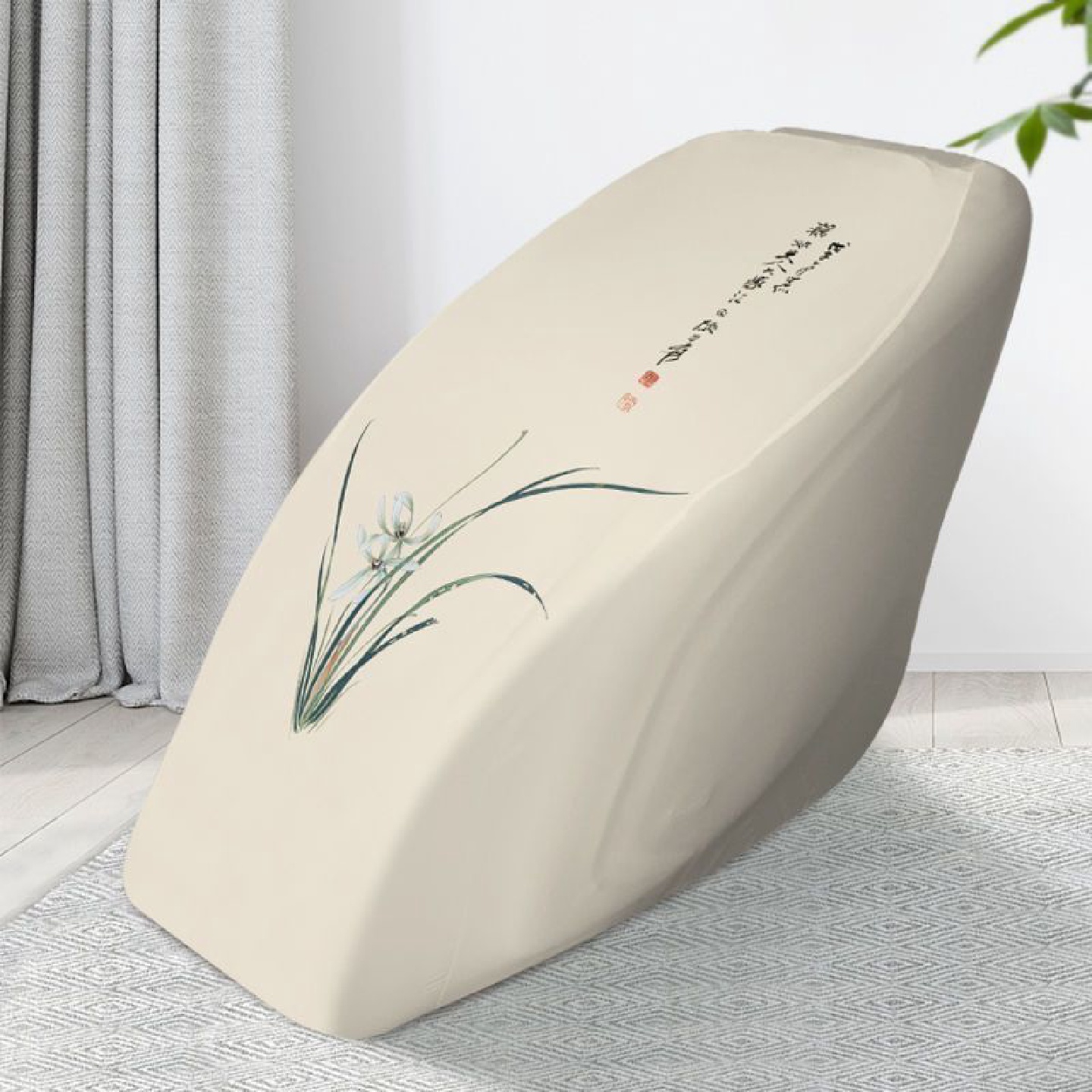 V9N按摩椅防尘罩套椅套盖巾罩子布艺荣泰防晒防水遮阳通用现做防