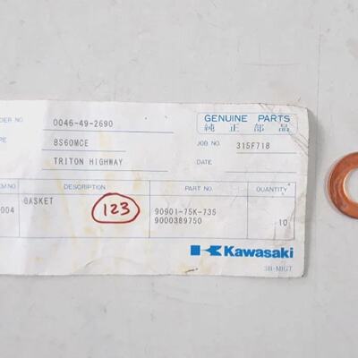 Joint Dtanchit PN 9090175K735 9000 Pour Kawasaki 8S60MCE Ori