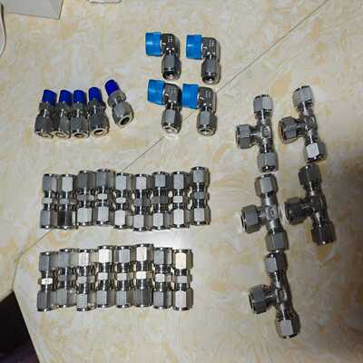 Hoke霍克1/2卡套接头12.7mm，三通5个，直通1询价