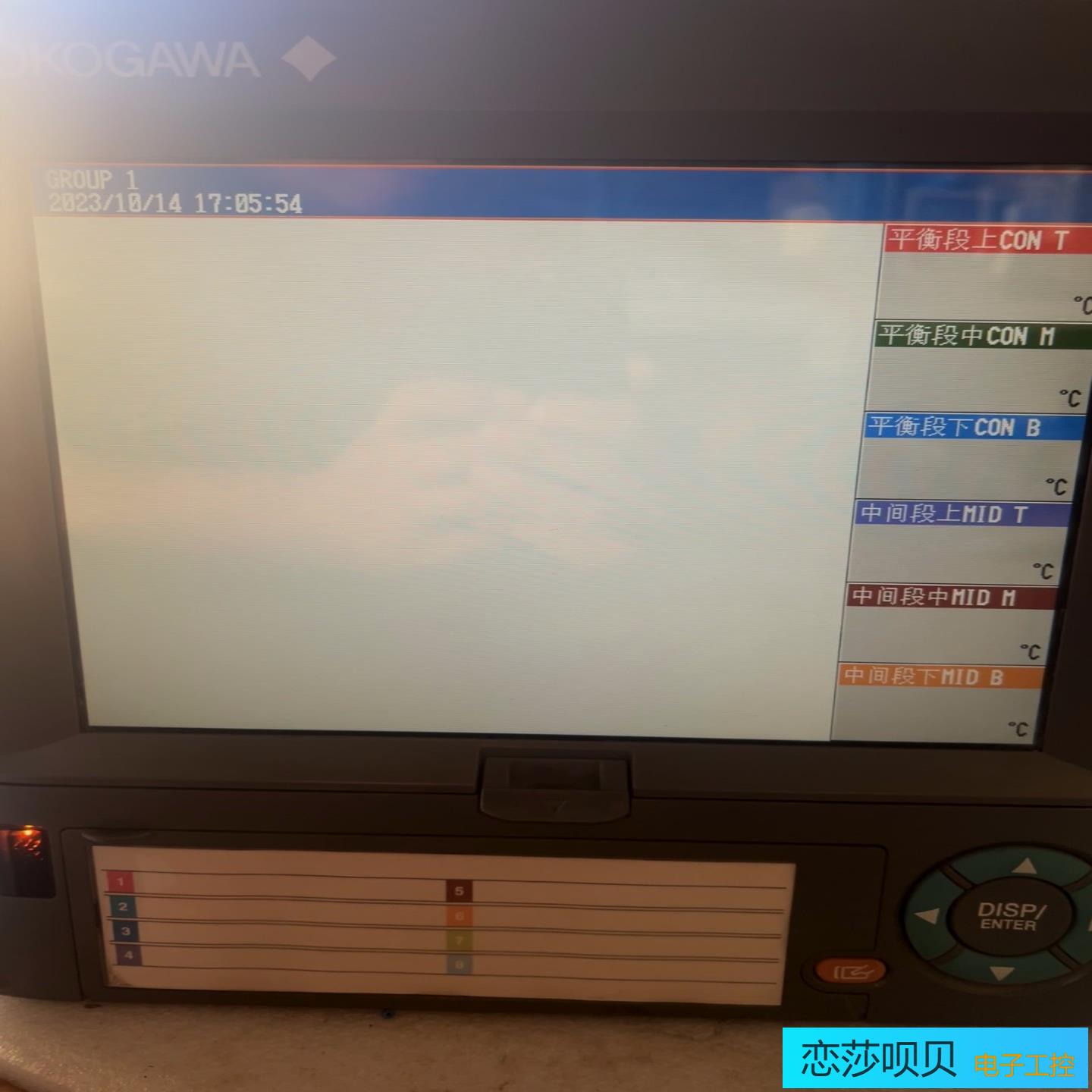 横河yokogawa  DX2030-1-4-3试机如视