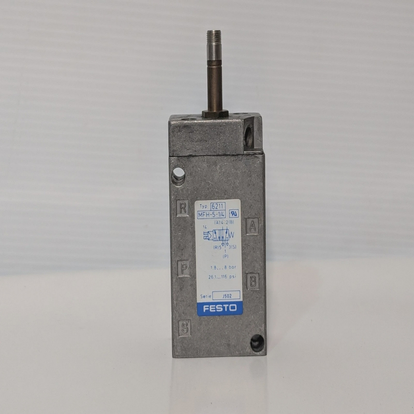 FestoMFH-5-1/46211电磁阀5/2路可单压2.2巴-8巴