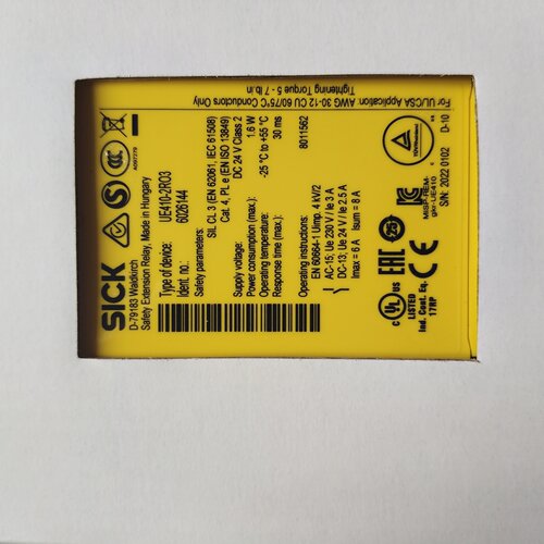 询-西克SICK安全继电器UE4102RO3匈牙利正