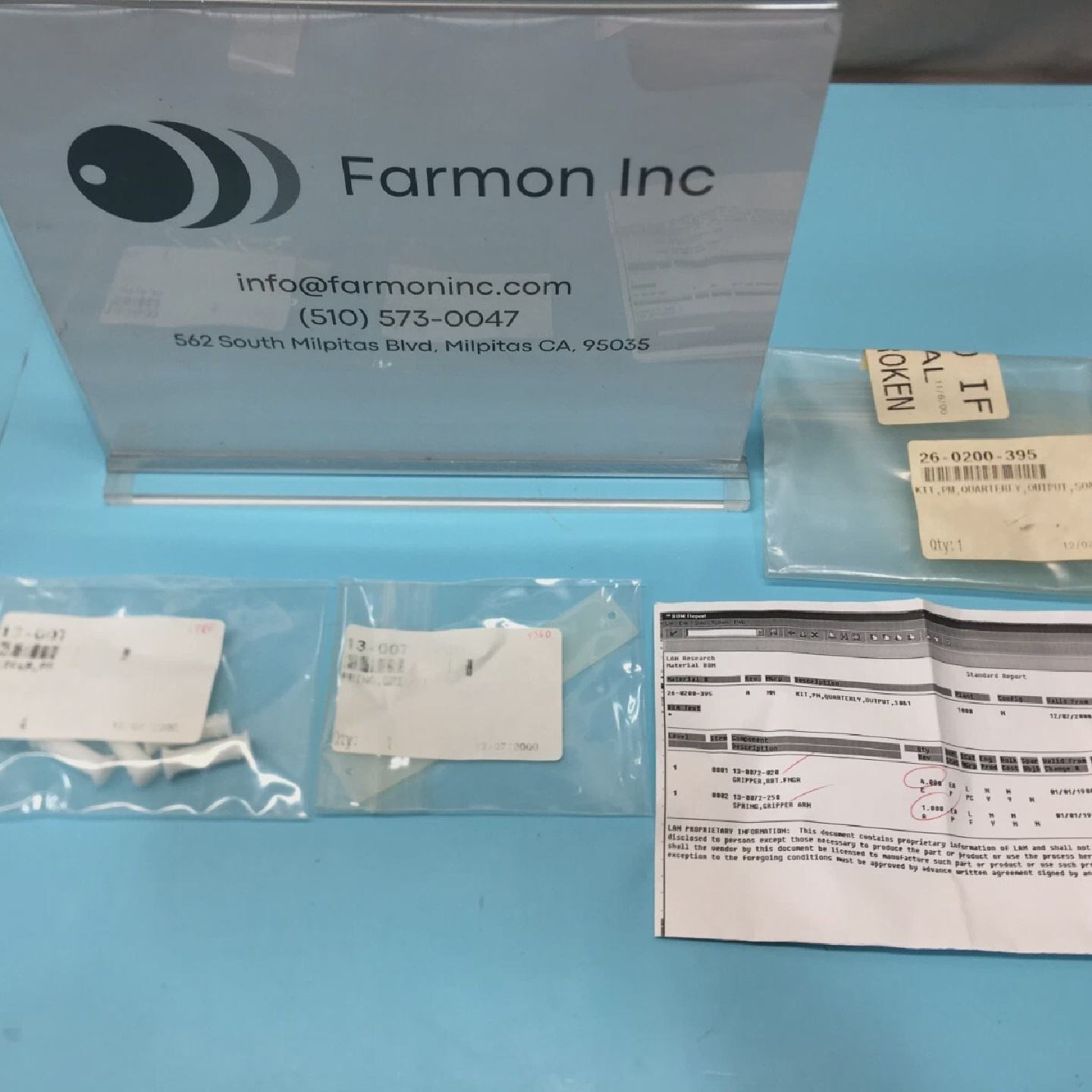 OnTrak 260200395 Kit PM Quarterly Output S01 130072020 17612 - 实物图