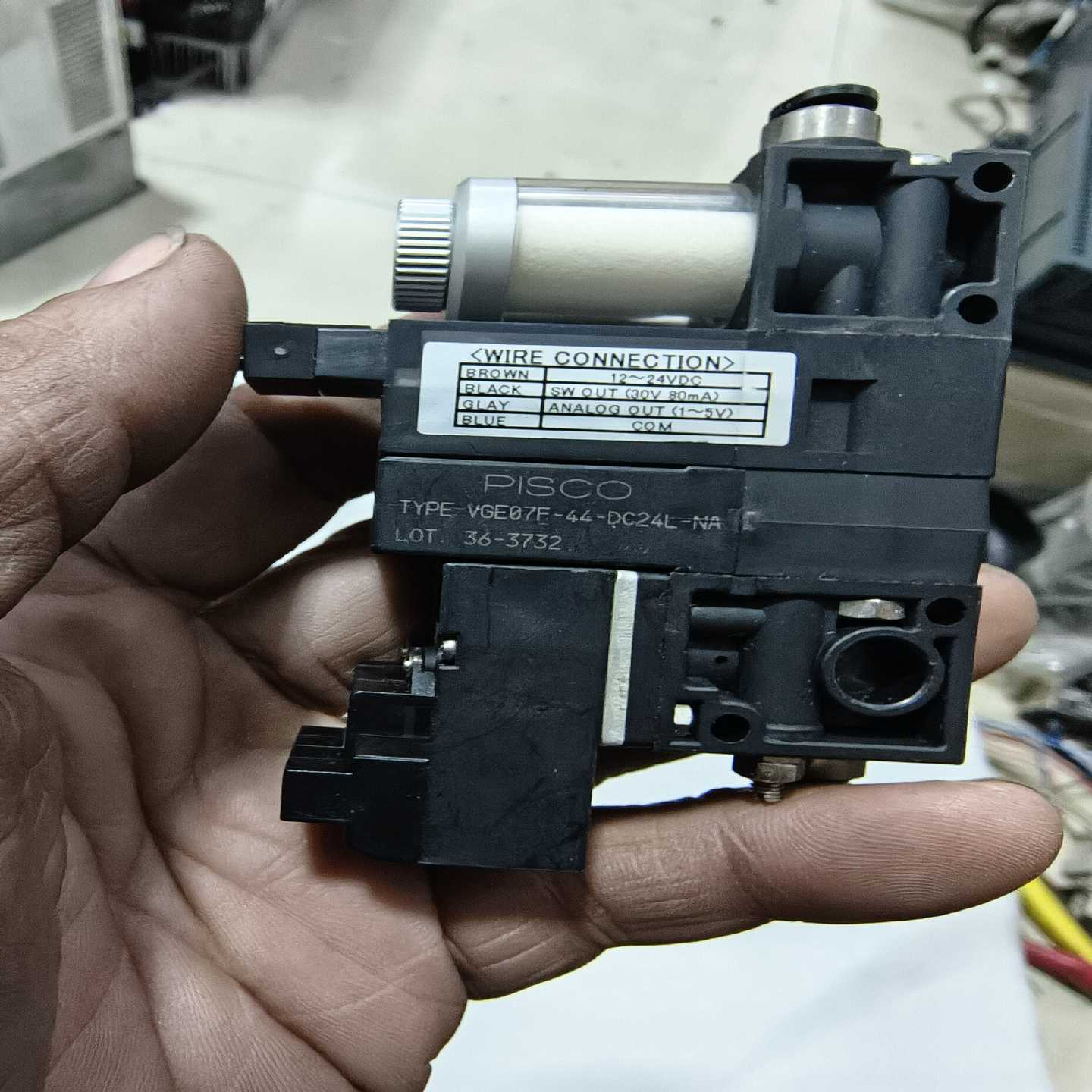 二手PISCO真空发生器VGE07F-44-K-DC24L单--议价商品