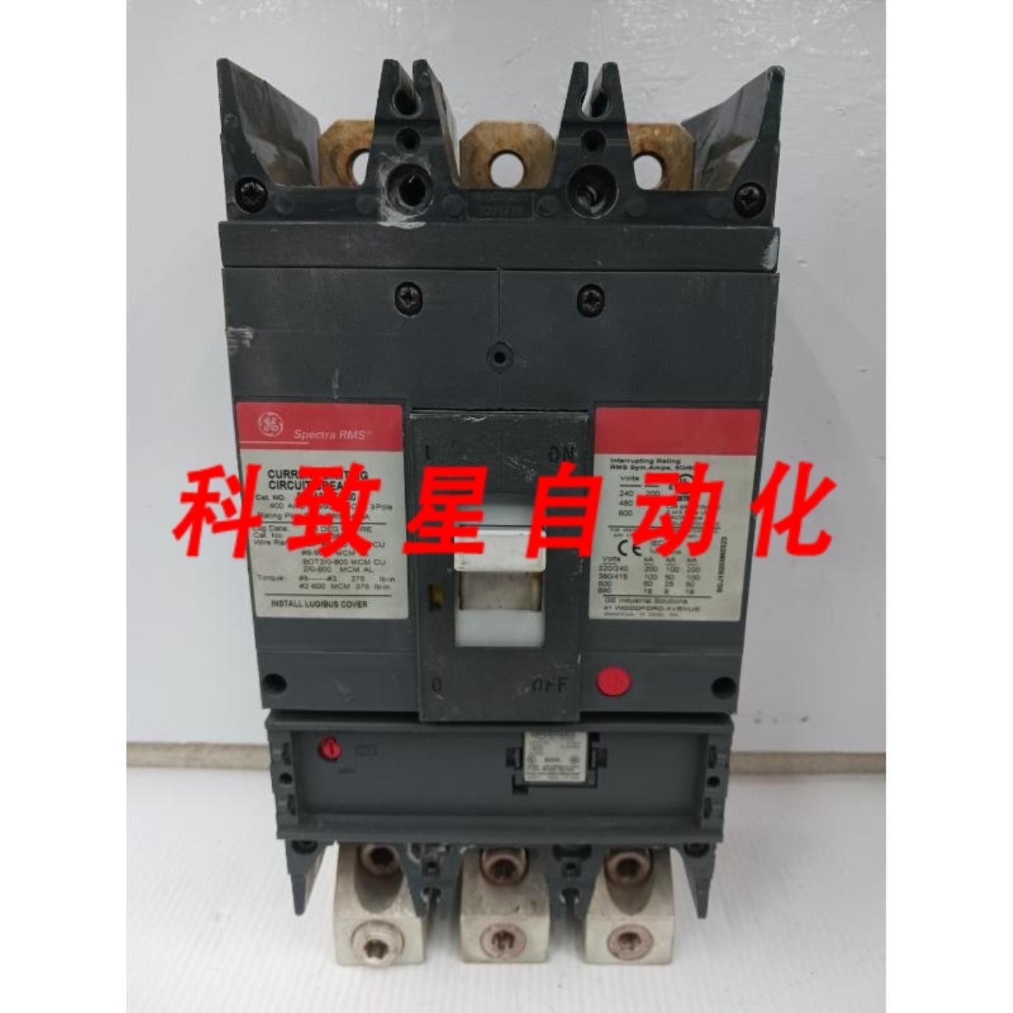 工业配件GE 400安培断路器3极600伏电SGPA36AT0400带400安培插头