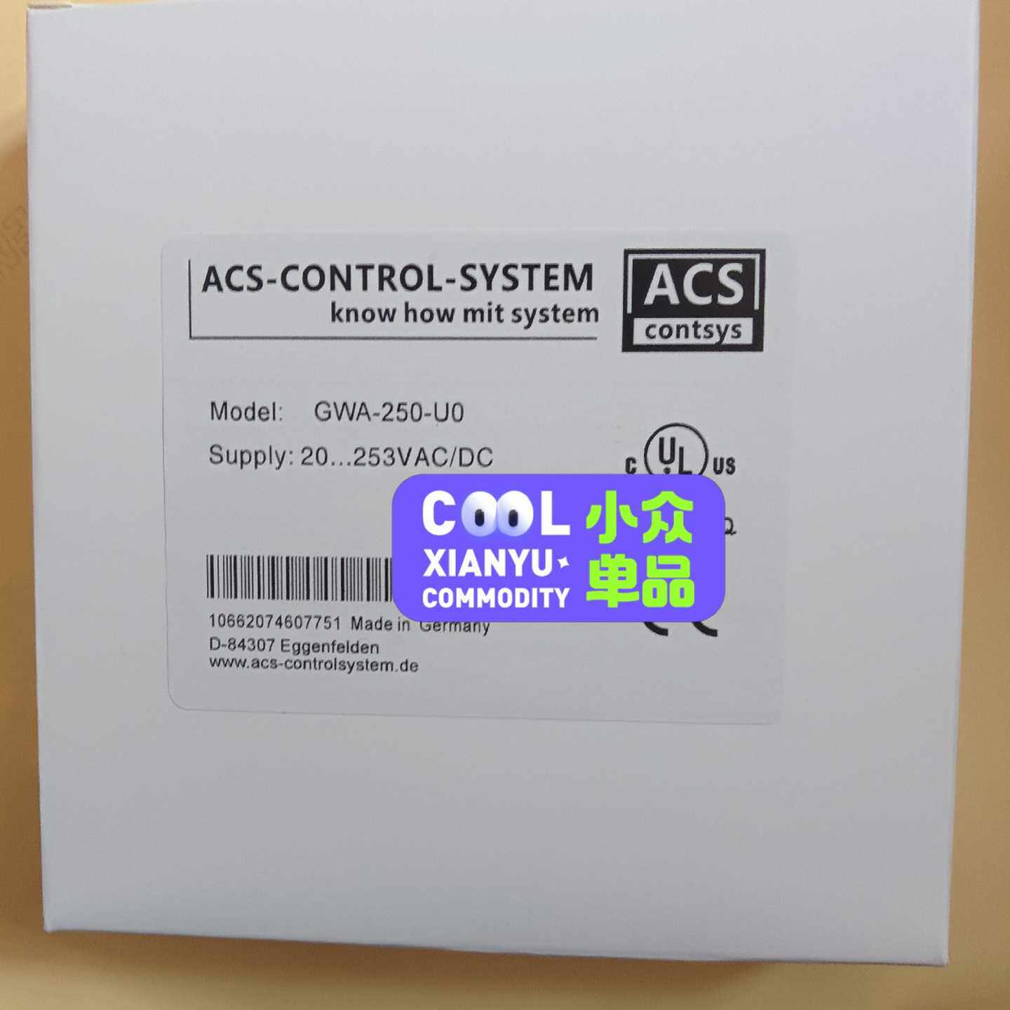 全新ACS-CONTSYS模块GWA-250-U0，制造