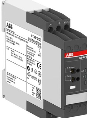 议价原装ABB延时继电器  CT-APS.12S,1c/o,24-48VDC,24-240VAC