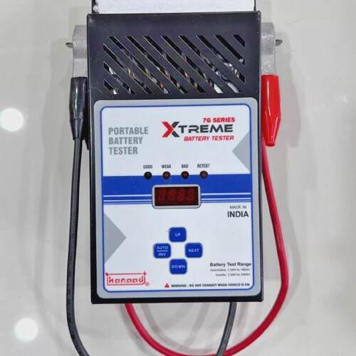 Kanaad Portable Battery Load Tester 12V Test Range 2.5Ah To