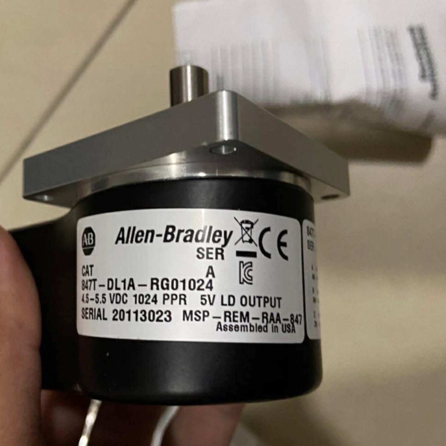 配件A-B罗克韦尔增量编码器 847T-DL1A-RG01024  20113023议价