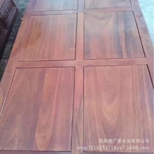 批发非洲酸枝原木楠楠果板材非洲花梨实木家具沙发柜子装修木板