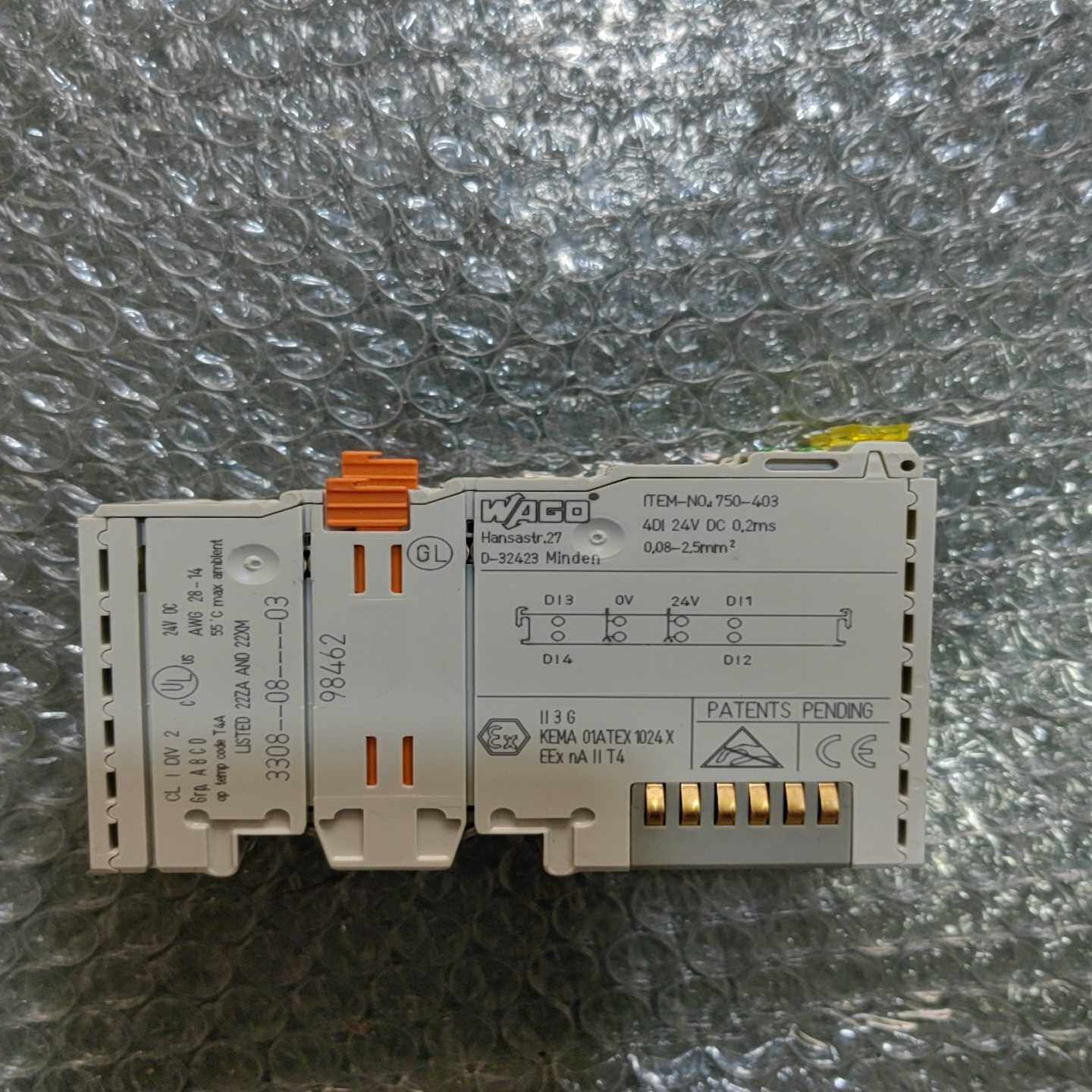 议价WAGO万可PLC模块750-40378台二B手拆机维修/现货