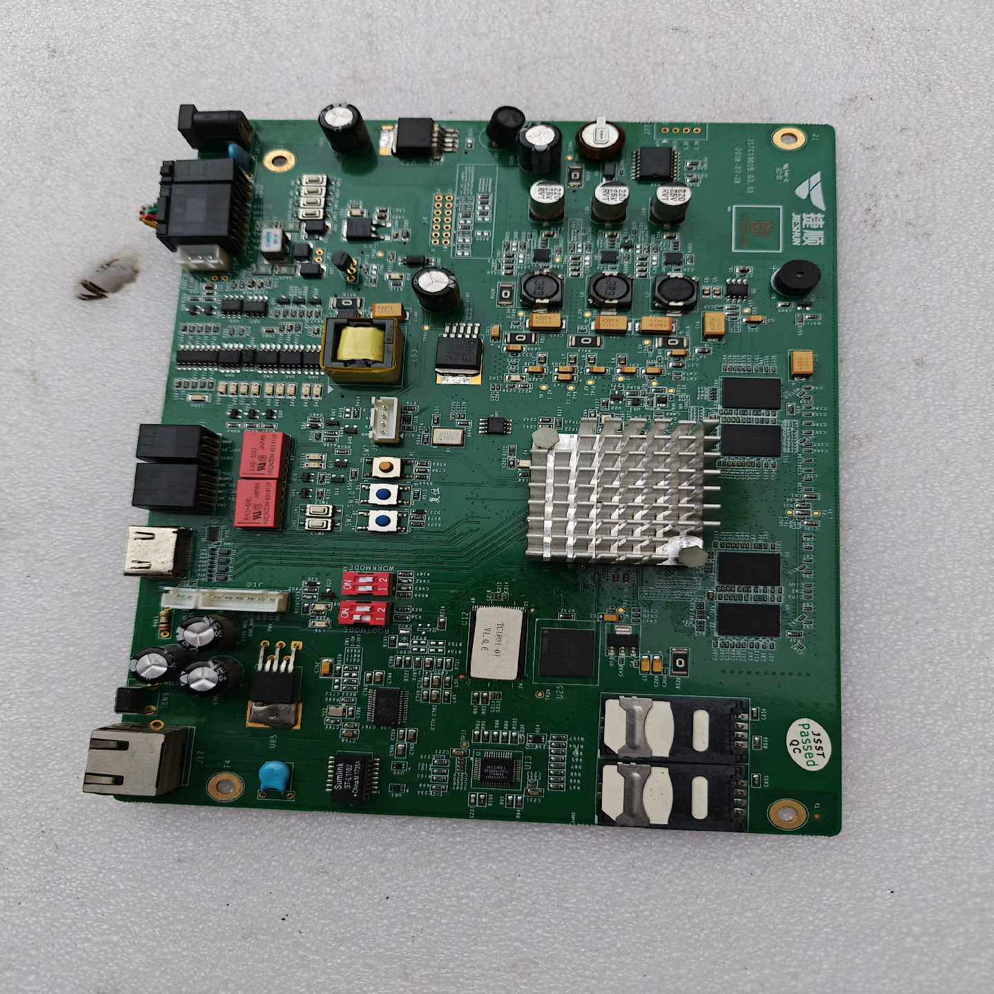 【请询价】捷顺车牌识别控制机主板JSTC1801B 拆机实物拍摄