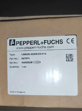 议价UB6000-30GM-E5-V15倍加福(PEPPERLFUCHS)超音波感测器(09797