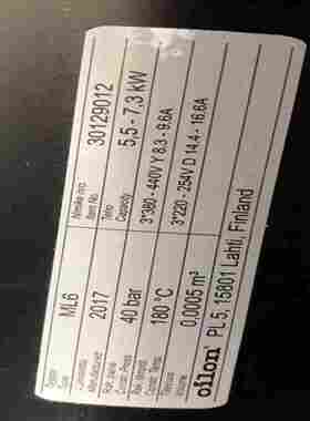 议价预热器ML6，重油加热器30129012，芬兰oilon奥林